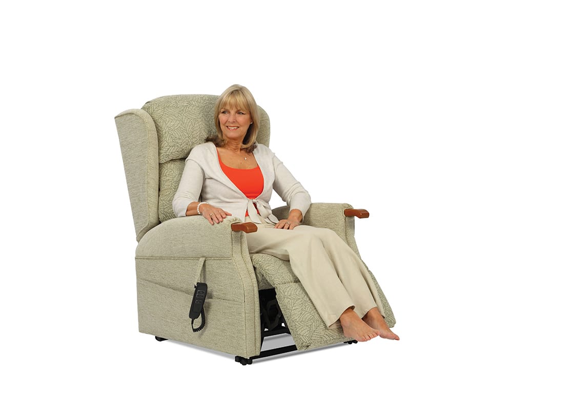 The Cheshire mobility chair with someone relaxing