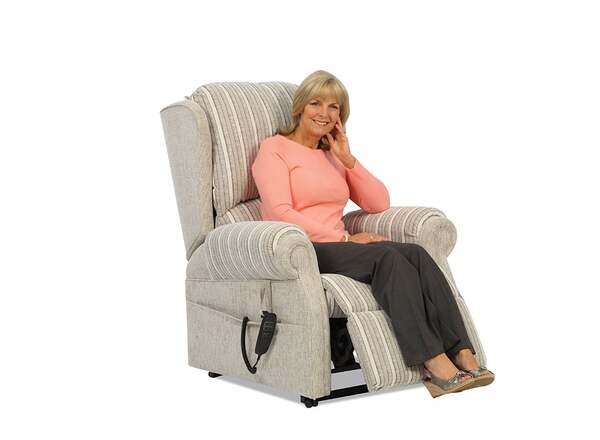 The Hampshire chair when it starts to recline