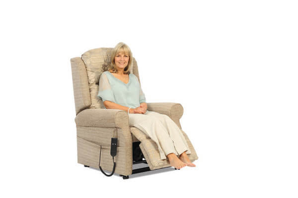 The Norfolk chair when it starts to recline
