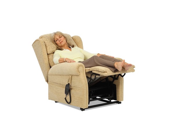 The Surrey mobility chair fully reclined
